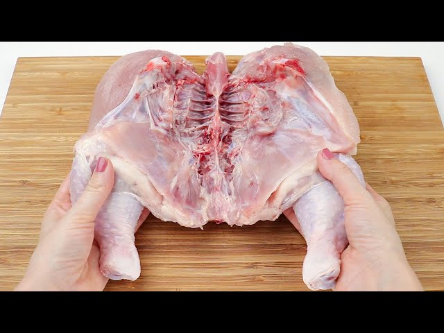 A housewife from Italy taught me how to cook a whole chicken! ASMR