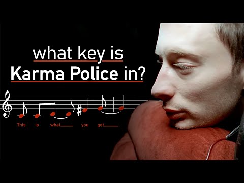 Is Karma Police in E minor or A minor?