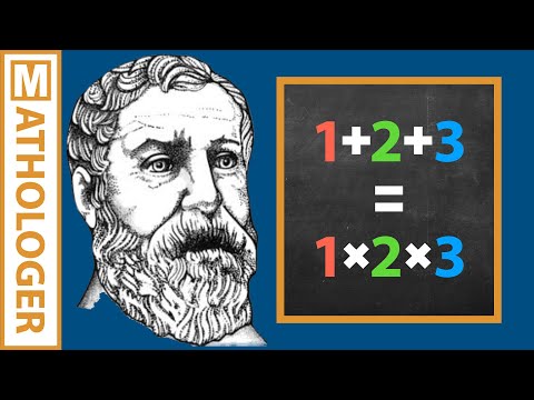 Heron’s formula: What is the hidden meaning of 1 + 2 + 3 = 1 x 2 x 3 ?