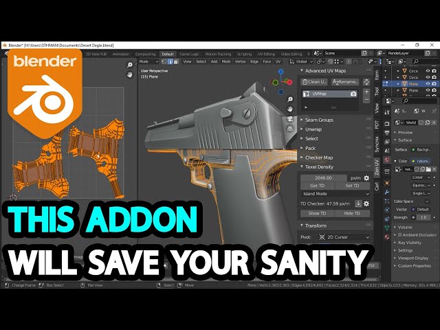 A Powerful Blender Addon For UV Unwrapping  l Zen UV