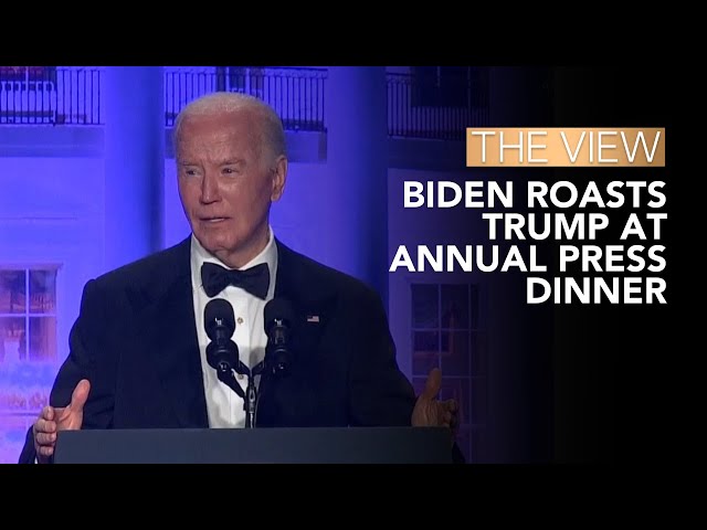 Biden Roasts Trump At Annual Press Dinner | The View