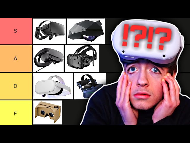 Ranking the MOST Popular VR Headsets EVER...