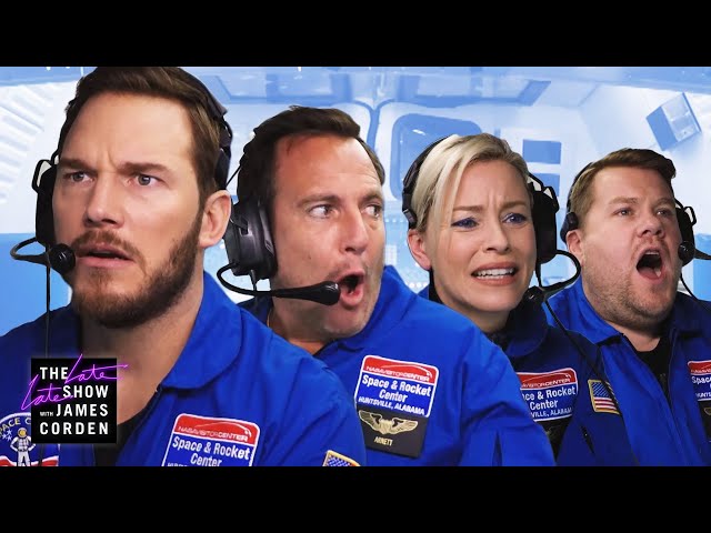 Astronaut Training w/ Chris Pratt, Elizabeth Banks & Will Arnett