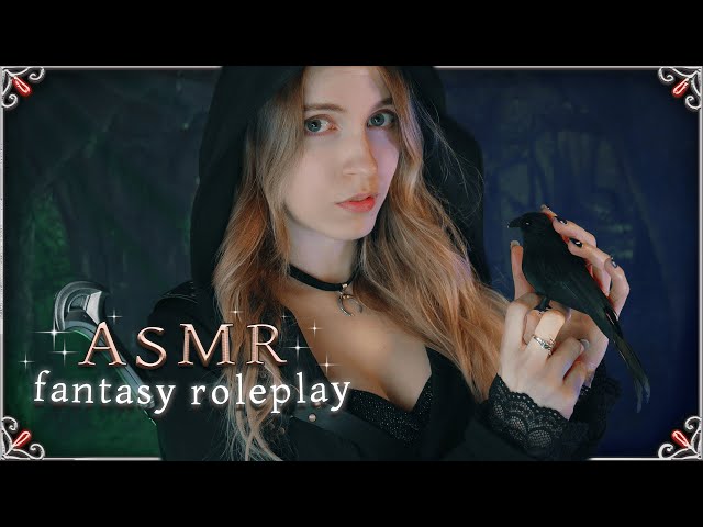 ASMR Mysterious LADY of SHADOWS has come to protect you! 🖤 Medieval Fantasy 🏰