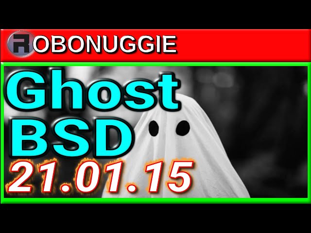 A Look at GhostBSD 21/01/15 -  Spectre-acular :-)