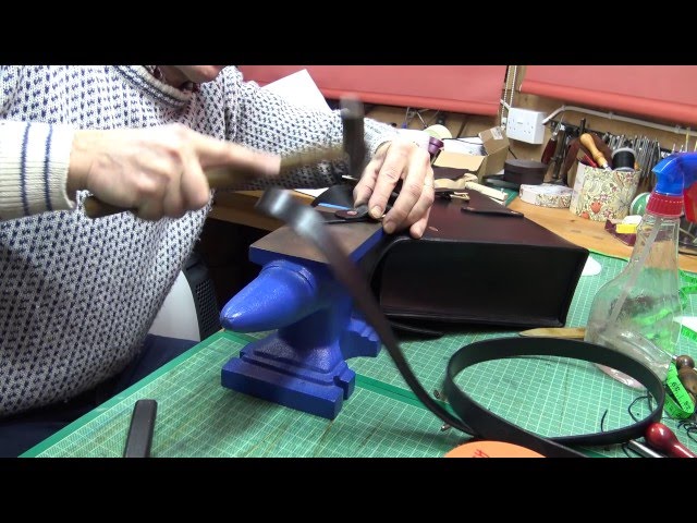Making a Leather Bag - Part 7 of 7 - Straps and Finishing