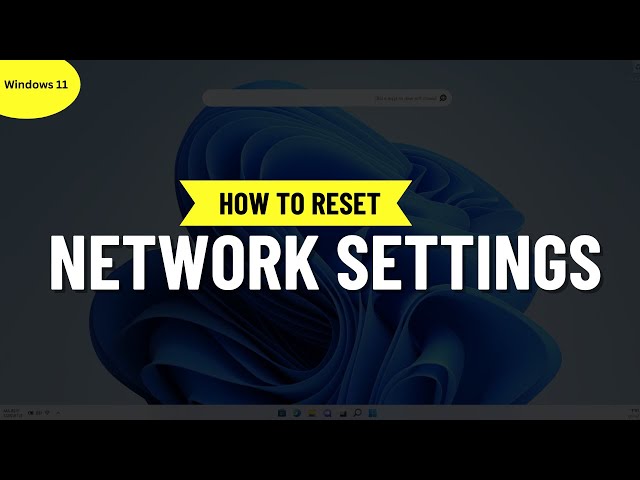 How to Reset Network Settings in Windows 11✅