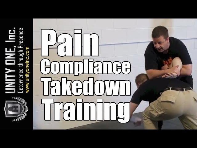 How To Become a Security Guard - Pain Compliance Takedown Security Guard Training