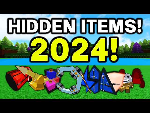 ALL HIDDEN ITEMS 2024!! | Build a boat for Treasure ROBLOX