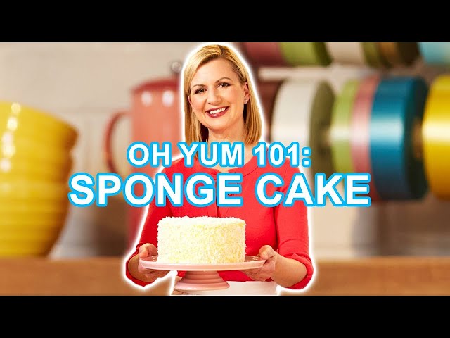 Professional Baker Teaches You How To Make SPONGE CAKE LIVE!