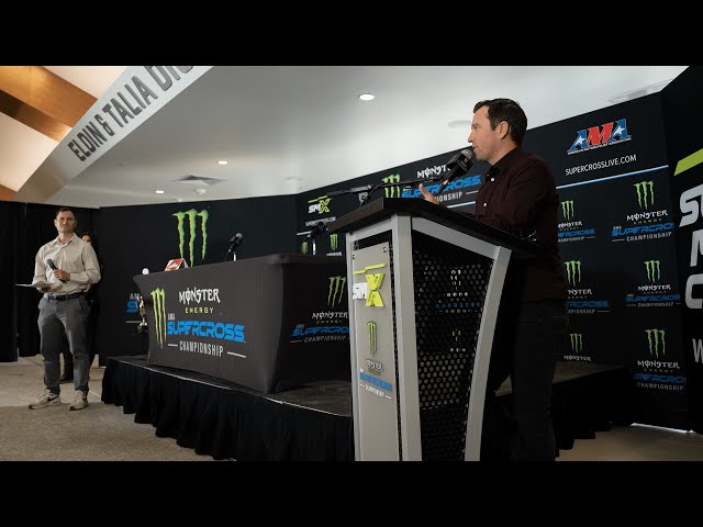 2023 Supercross Championship Final: Pre-Race Press Conference - Salt Lake City