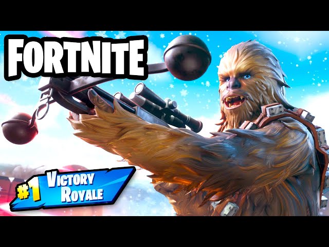 Chewbacca and More Star Wars! Fortnite #1 Victory Royale!