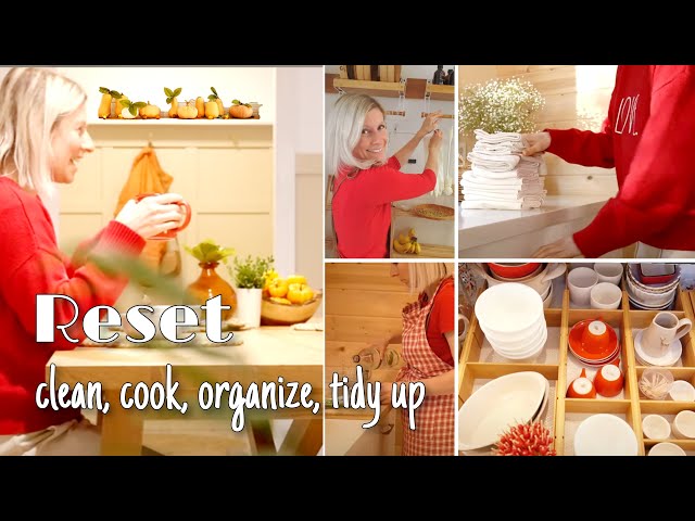 HOME RESET AFTER WEEKEND | clean, cook, organize | Homemaking scandishhome cleaning inspiration