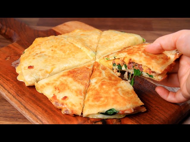 Incredible! Quick breakfast ready in a few minutes! 4 delicious tortilla recipes from Helly😋