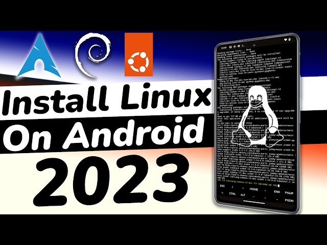 How To Install Linux On ANY Android SmartPhone 2023 | RUN Linux On Android With AndroNix (NO ROOT)