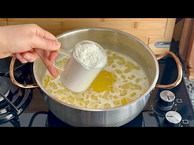 ADD FLOUR TO THE BOILING OIL 💯 THE RESULT WILL SURPRISE YOU 🤩 INCREDIBLY EASY, FAST AND DELICIOUS
