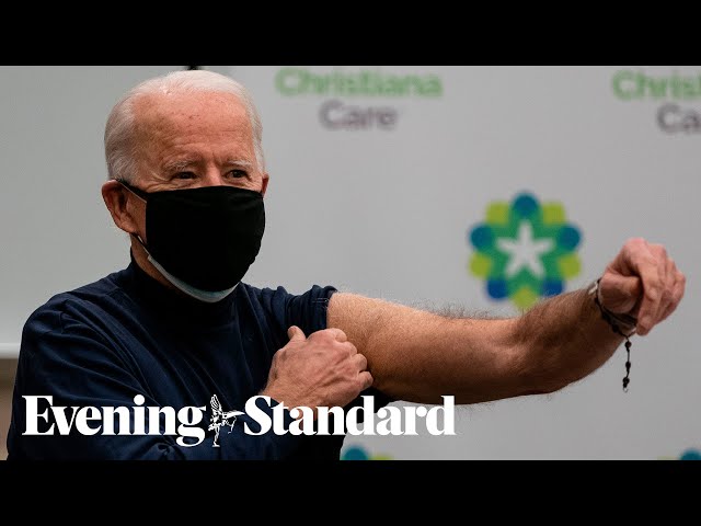 US President-elect Joe Biden gets Covid vaccine live on television