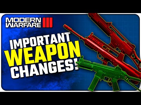 MWIII Weapon Balancing Details