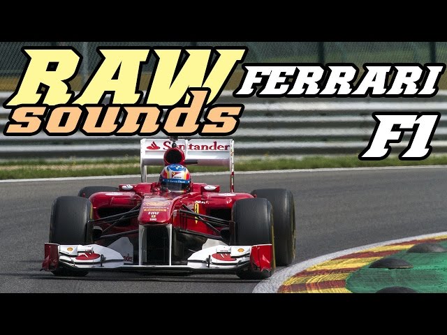 RAW sounds -  Ferrari F1 2011 & 2002