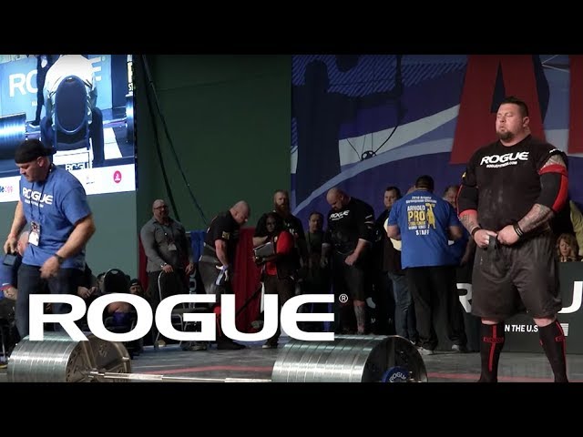 2018 Arnold Strongman Classic | Rogue Elephant Bar Deadlift - Full Live Stream Event 4