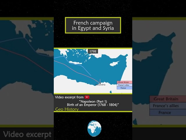 French campaign in Egypt and Syria #shorts