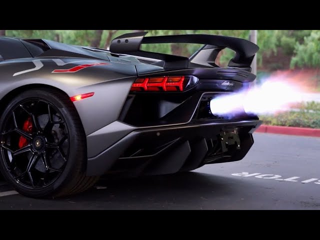 Lamborghini Aventador SVJ Gintani exhaust ULTIMATE sound. HEADPHONE USERS BEWARE!!! PURE SOUND!!