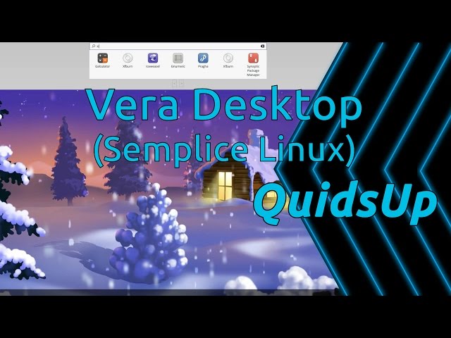 Desktop December - Vera Desktop from Semplice Linux