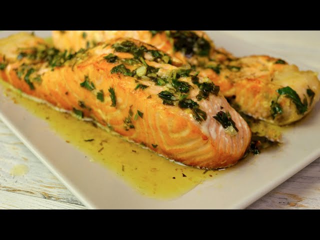 Salmon in Lemon Oil Sauce, Popular with the Whole Family # 145