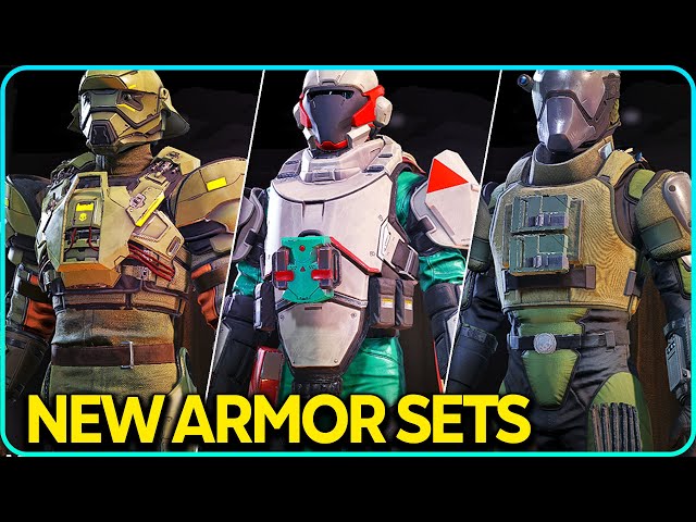 5 New Armor Sets Showcase Helldivers 2