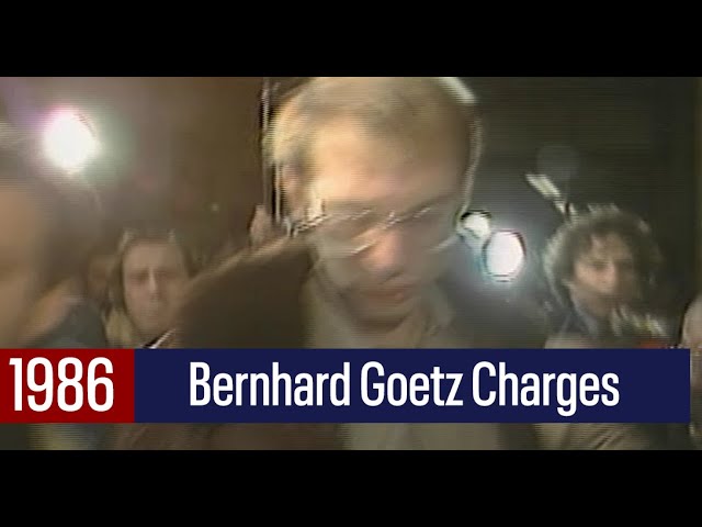 Bernhard Goetz charged for NYC  subway shooting