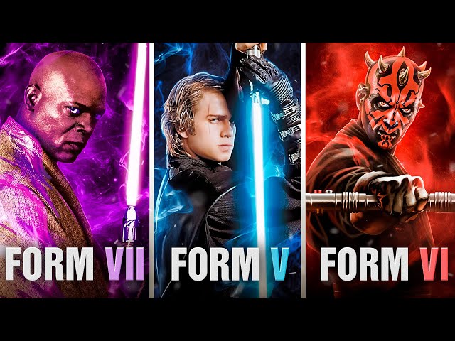 The 7 Classic Lightsaber Combat Forms EXPLAINED