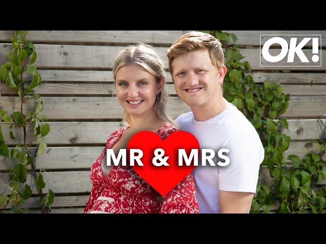 Sam Aston and wife Bryony plays Mr and Mrs with OK! Magazine