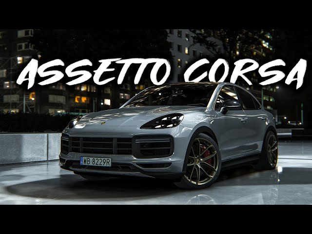 Assetto Corsa - Porsche Cayenne Coupe Turbo GT 2022 *640HP & 850NM* | Autobahn Test & Brasov