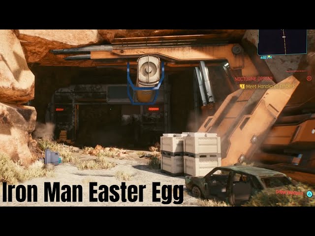 Cyberpunk 2077 - Iron Man Easter Egg Location