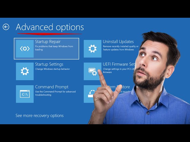 Gunakan Advanced Startup Options (WinRE) Untuk Perbaiki Windows Kamu