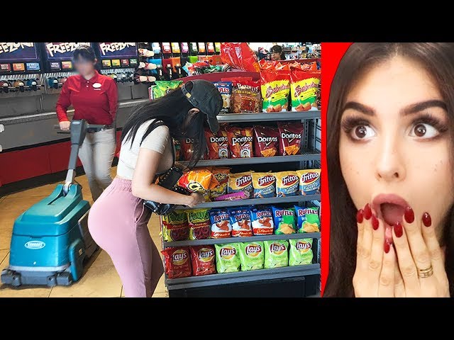 PEOPLE CAUGHT STEALING FOOD ON CAMERA