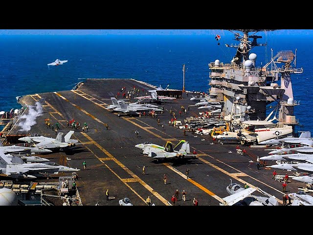 Life Inside Massive USS Nimitz Class Aircraft Carrier At Sea | Full Documentary