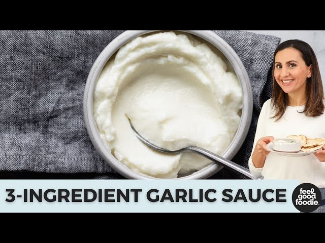 How to Make Garlic Sauce with Only 4 Ingredients