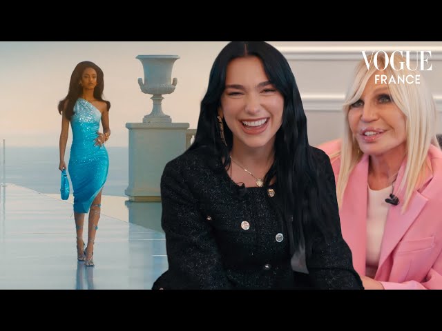 Dua Lipa Breaks Down Her Collection With Donatella Versace at Cannes | Vogue France