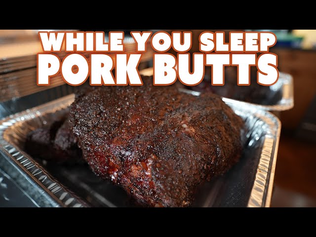 I Made These While I Was Sleeping! UNREAL Pork Butts On A Pellet Grill.