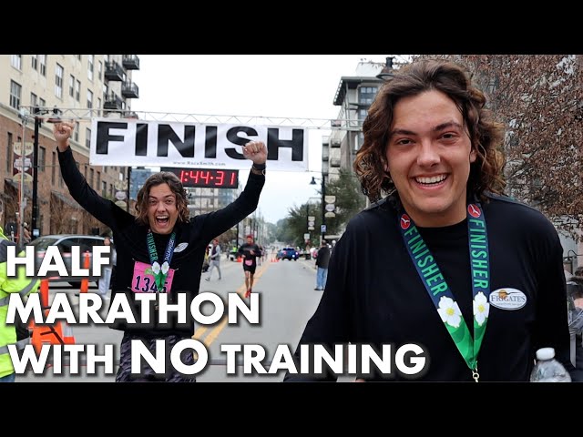 Running A Half Marathon With ZERO Running Experience | Half Marathon Training
