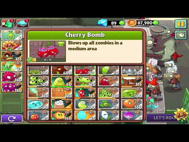 APPLE MORTAL vs OCTO ZOMBIE - Plants vs Zombies 2: It's About Time - MODERN DAY 4-7 DAYS