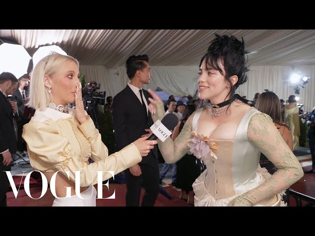 Billie Eilish Talks Hanging Out With Emma at the Met Gala  | Met Gala 2022 With Emma Chamberlain
