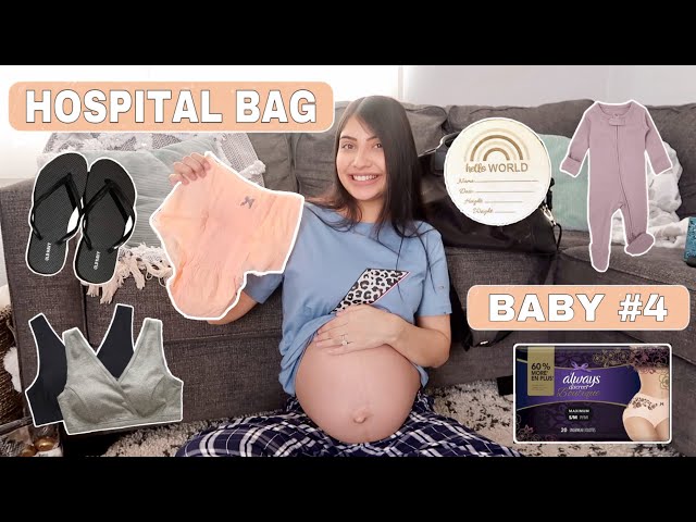 MINIMAL HOSPITAL BAG | WHAT YOU REALLY NEED TO PACK | BABY #4