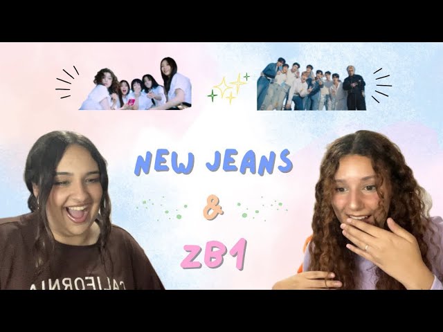 𐙚 REACCIONANDO a NEW JEANS 'Bubble Gum' & ZB1 'SWEAT'  MV | Kpop reaction ✮⋆˙
