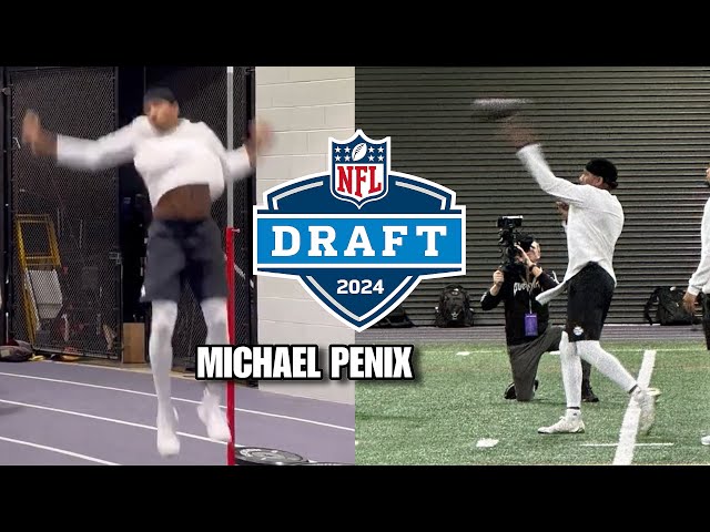 EVERY THROW: Michael Penix INSANE FULL NFL Pro Day Debut🔥 “Most SLEPT ON QB in 2024 NFL DRAFT”