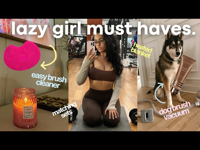 10 things I'm OBSESSED with that make life EASY  *lazy girl edition*
