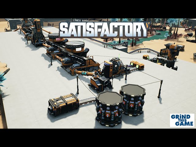 Satisfactory - Micro Reactor Setup - Refined Power Mod
