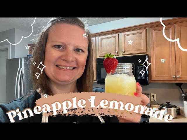 Easy Four Ingredient Pineapple Lemonade