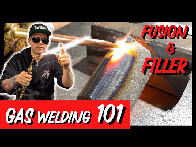 How to Gas Weld with Oxy-Acetylene - Tutorial, Tips & Set Up (Fusion + Filler Welding)